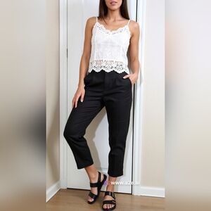 Rails Black Ankle Cropped Pants